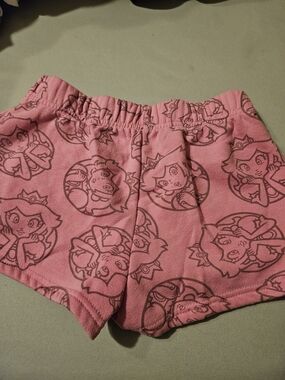 Nintendo Princess Peach Girls' Pink Character Print Shorts